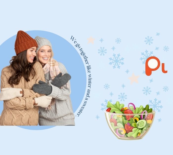 Winter Cozy Salad Puns